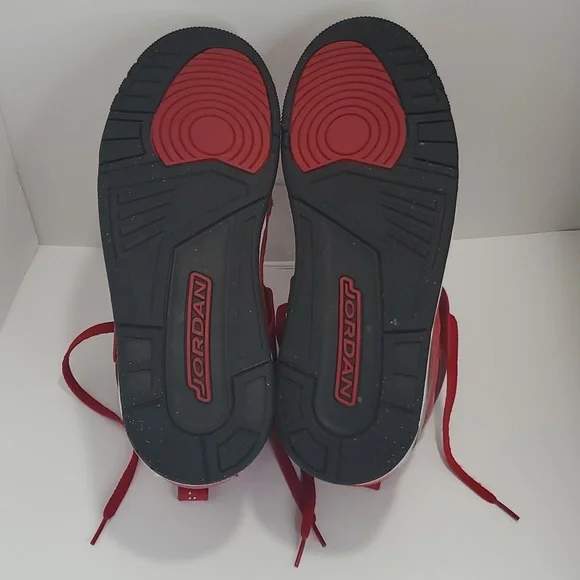 Jordan Flight 45 High Men Basketball, Size 11½, Red - Picture 15 of 15